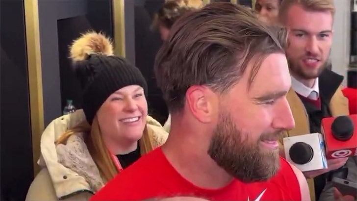 Travis Kelce Sneaks Taylor Swift Reference Into Postgame Interview
