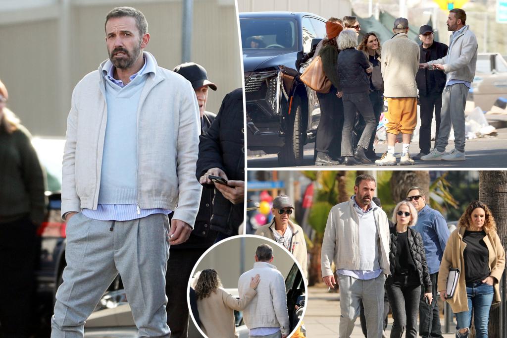 Ben Affleck volunteers at LA homeless encampment