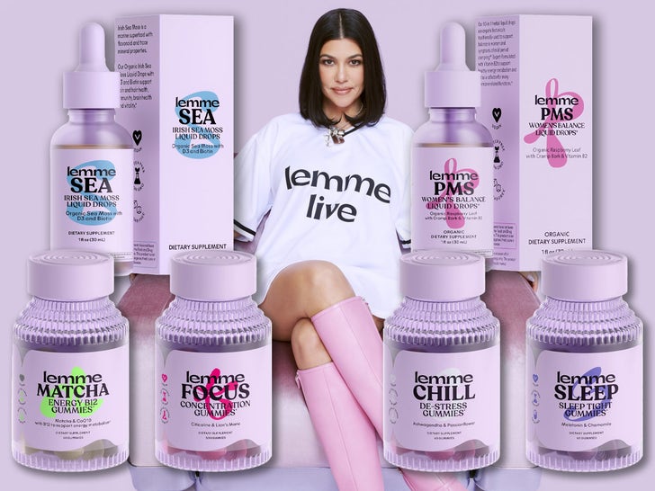Prime Offers on Kourtney Kardashian’s Lemme Vitamin and Complement Model