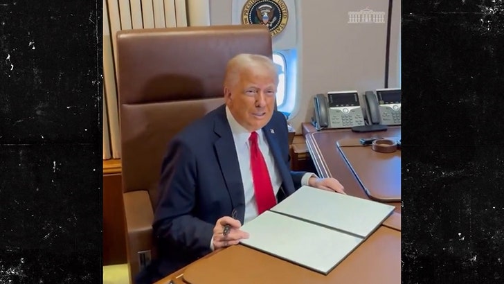 Donald Trump Takes First Flight Over ‘Gulf of America’ En-Path to Tremendous Bowl