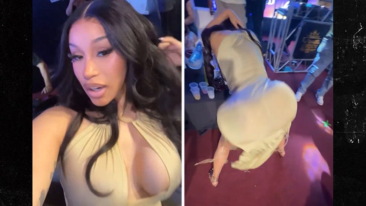 Cardi B Twerks Laborious, Lifetime of the Celebration at Tremendous Bowl Bash