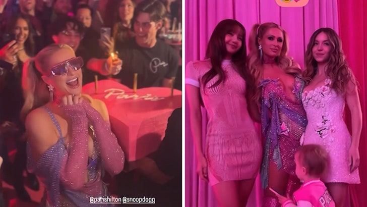 Paris Hilton Throws Star-Studded Birthday Celebration, Dances to Britney Spears