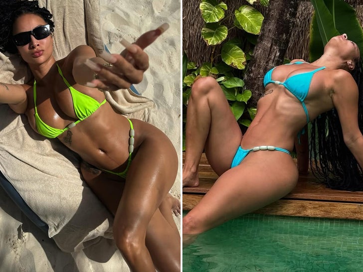Draya Michele Stuns in Neon Bikini Horny Selfies