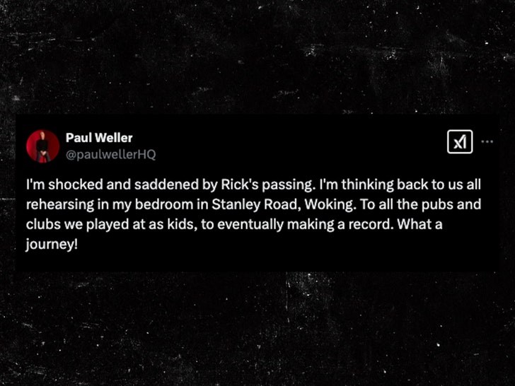 The Jam Drummer Rick Buckler Lifeless at 69