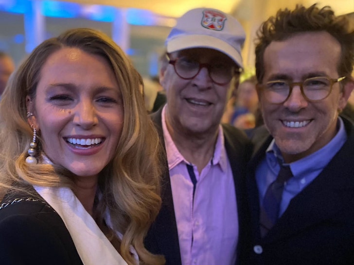 Blake Full of life and Ryan Reynolds Attend Chris Rock’s Birthday Occasion, Pose with Chevy Chase