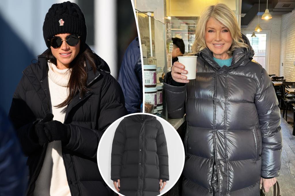 The Aritzia Tremendous Puff coat Meghan Markle and Martha Stewart personal is on sale