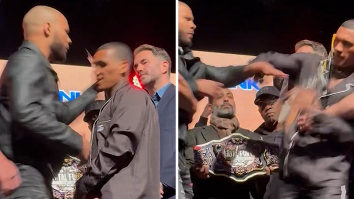 Chris Eubank Jr. Slaps Conor Benn With Egg Throughout Intense Face-Off