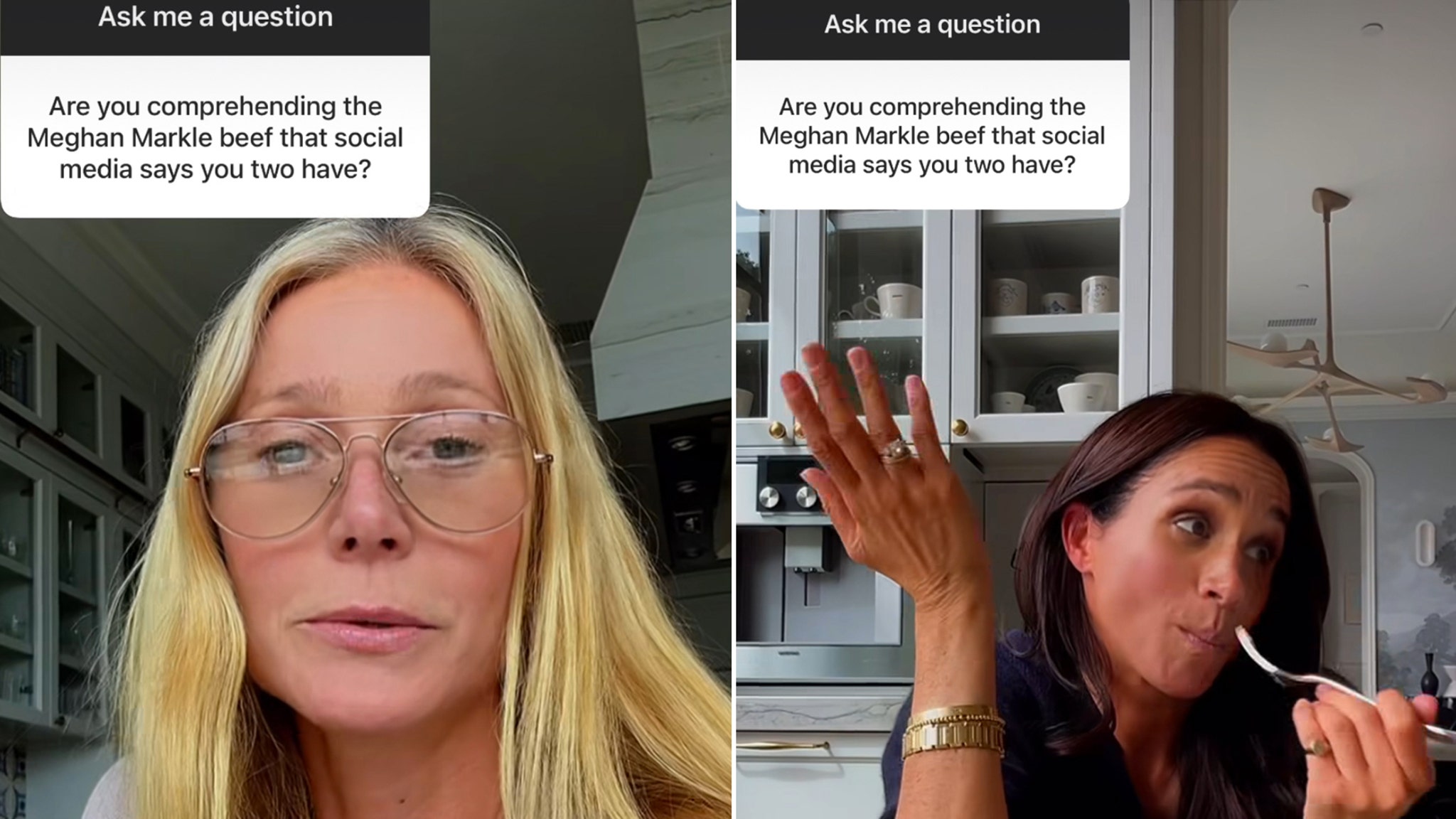 Gwyneth Paltrow and Meghan Markle Squash Feud Rumors In Joint Video
