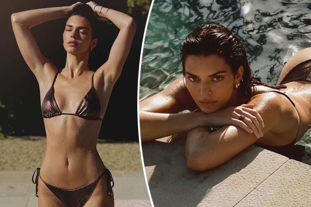 Kendall Jenner ditches her bikini high in smoldering swimsuit marketing campaign