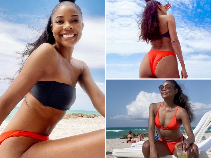 Gabrielle Union – Seashore Buns on Blast within the 305!