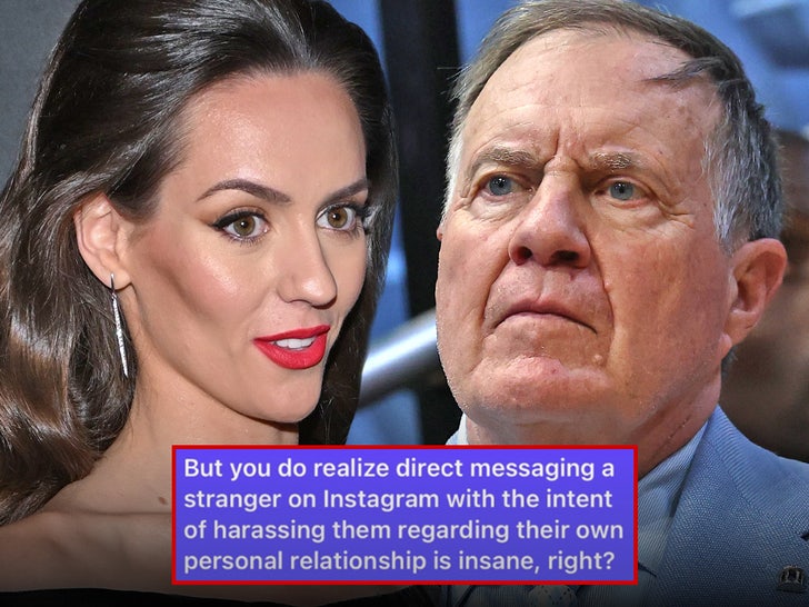 Invoice Belichick’s GF Jordon Hudson Fires Again at On-line Critic of Relationship