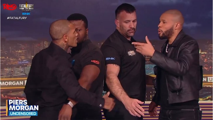Chris Eubank Jr., Connor Benn Almost Come to Blows on Piers Morgan’s Present