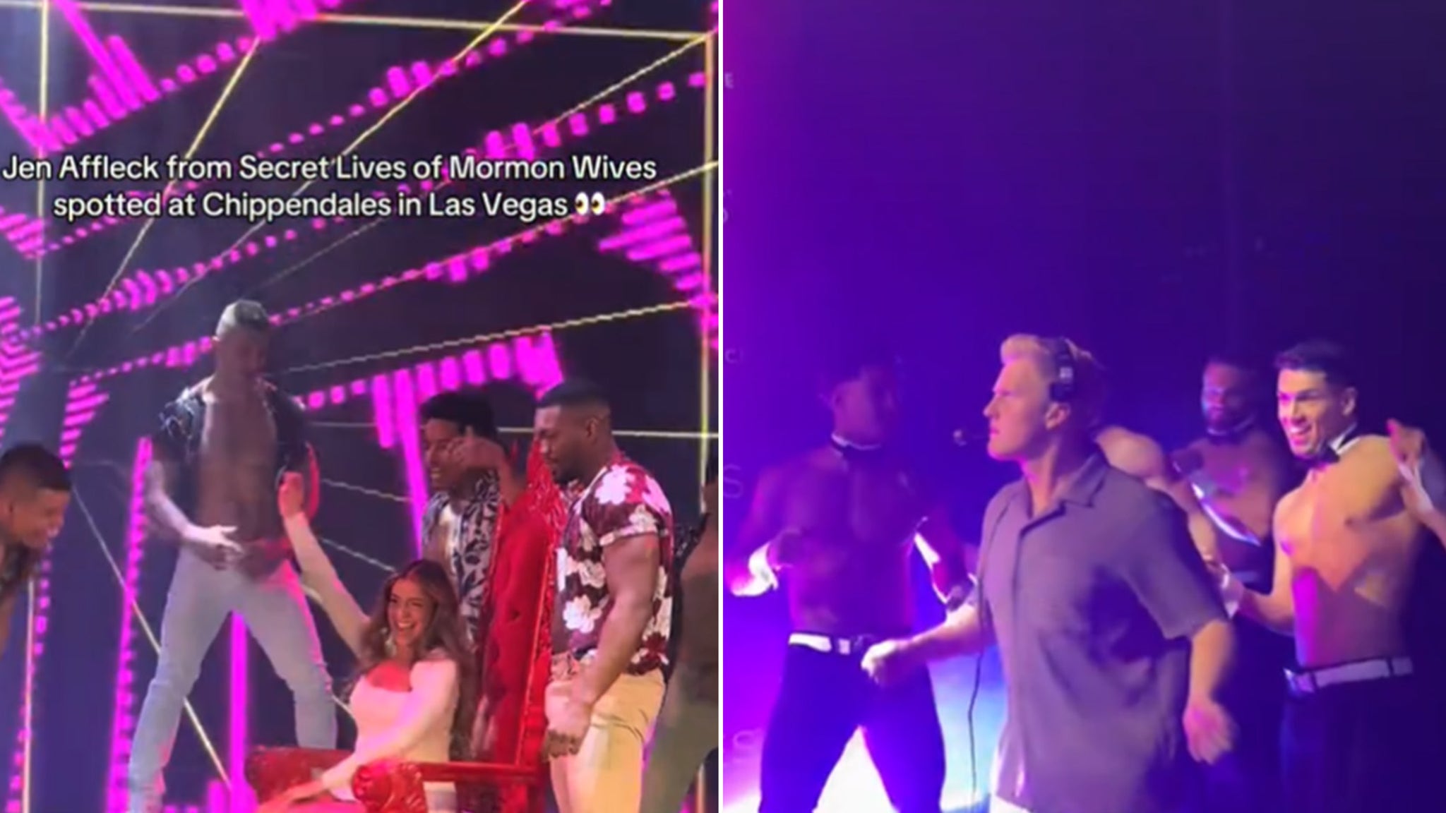 ‘Mormon Wives’ Star Jen Affleck Brings Husband Zac to Chippendales After His TV Meltdown