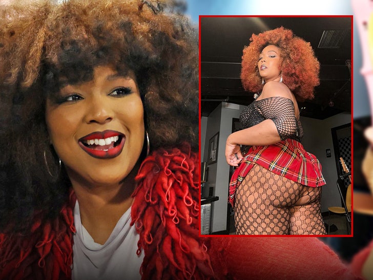 Lizzo Exhibits Off Weight Loss In Fishnet In Attractive IG Pics