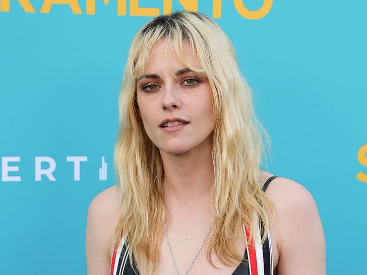 Kristen Stewart Stuns in Leather-based Bra and Suspenders at L.A. Movie Screening