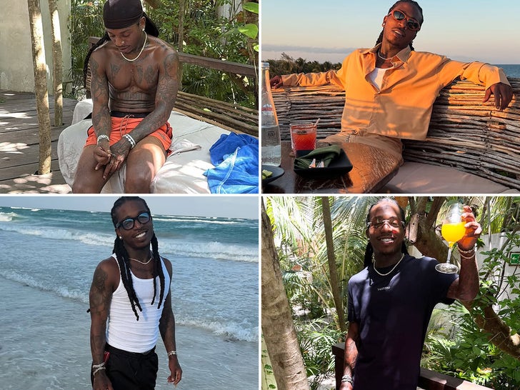 Singer Jacquees Livin’ It Up on His Tulum Getaway