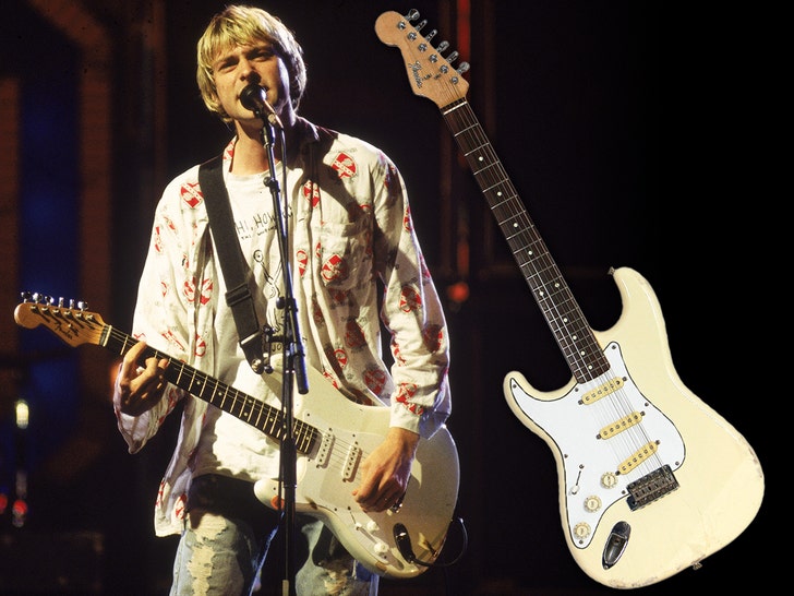 Kurt Cobain’s Smashed Guitar to Be Auctioned for $30K