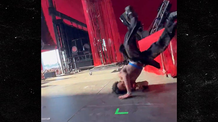Singer d4vd Fails Backflip On Coachella Stage, Faceplants Arduous