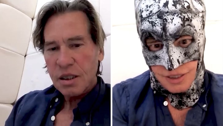Val Kilmer Dons Batman Masks in Last Instagram Video