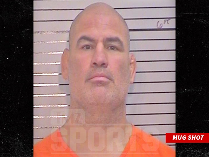 Cain Velasquez Poses For Stoic Mugshot After Arrival At State Jail