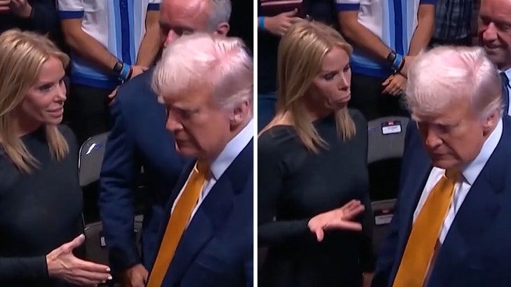 President Trump Blows Off RFK Jr.’s Spouse Cheryl Hines at UFC Occasion, on Video