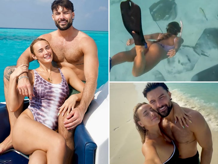 ‘Love Island’ Stars Millie Courtroom & Liam Reardon Dive Deep within the Maldives