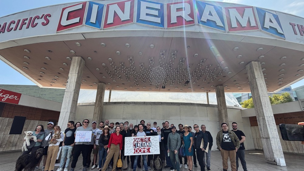 Supporters Rally to Save Cinerama Dome; Way forward for Theaters Is Unsure