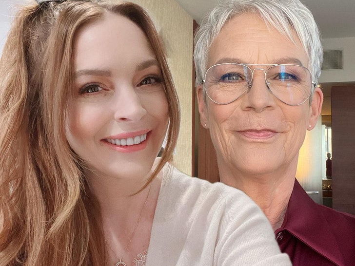 Lindsay Lohan Reunites with Jamie Lee Curtis to Promote “Freakier Friday”