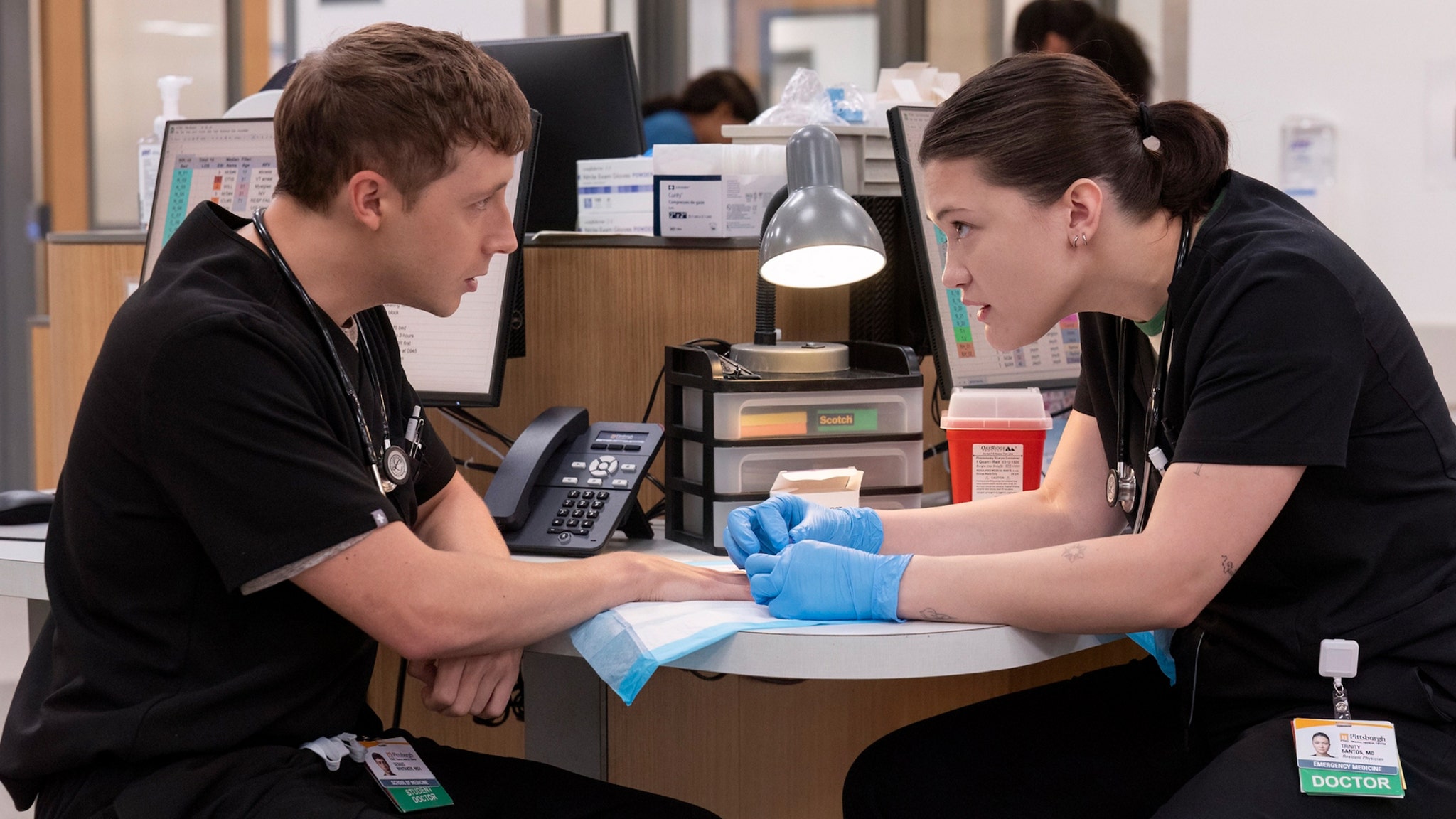 The Pitt’s Gerran Howell Reacts to Whitaker-Santos Growth In Season Finale