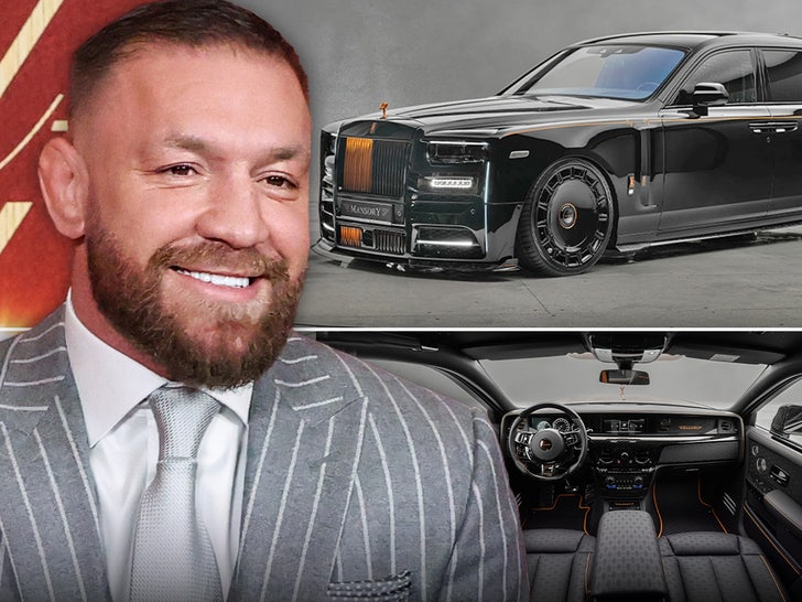 Conor McGregor Cops Customized Rolls Royce Phantom, Value Over $1.3 Million