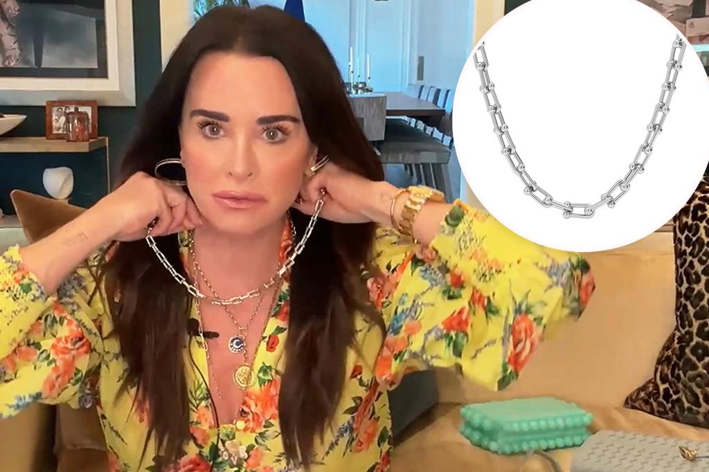 Kyle Richards says this $17 Amazon necklace seems to be like Tiffany