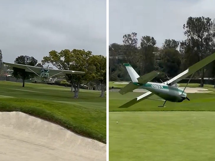Aircraft Makes Harrowing Emergency Touchdown In Entrance Of Golfers At Riviera Nation Membership