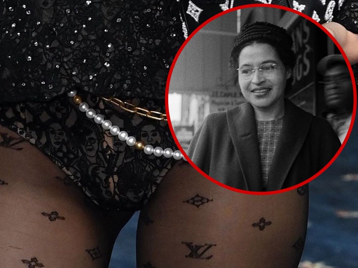BLACKPINK’s Lisa Seems to Have Rosa Parks’ Face on Underwear at Met Gala