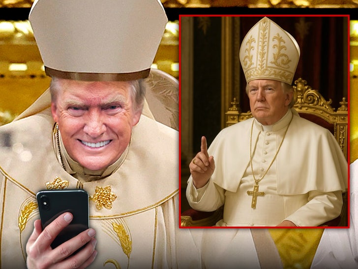 President Trump Posts A.I.-Generated Photograph of Himself Because the Pope