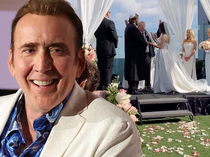 Nicolas Cage Attends Son Weston’s Marriage ceremony