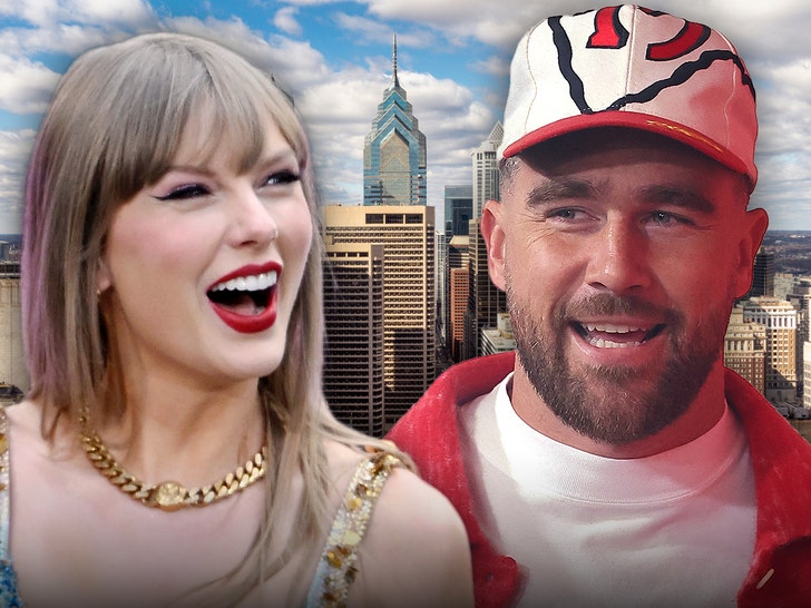 Taylor Swift & Travis Kelce Out in Philadelphia, First Sighting in Months