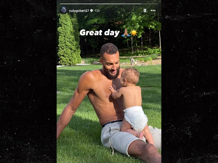 Rudy Gobert Shares Pic With Son Amid Cut up From Pregnant Girlfriend