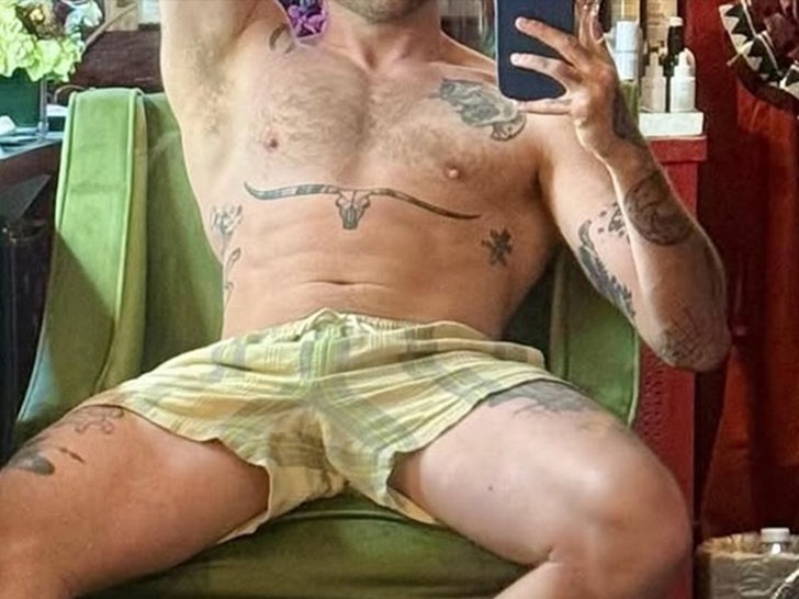 Guess the Shirtless Singer in This Grizzly Shot