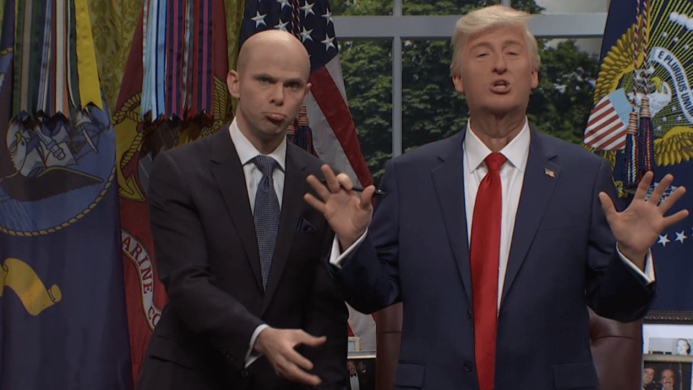 Donald Trump Is New Pope, Pardons J.Okay. Rowling and Deports Elmo