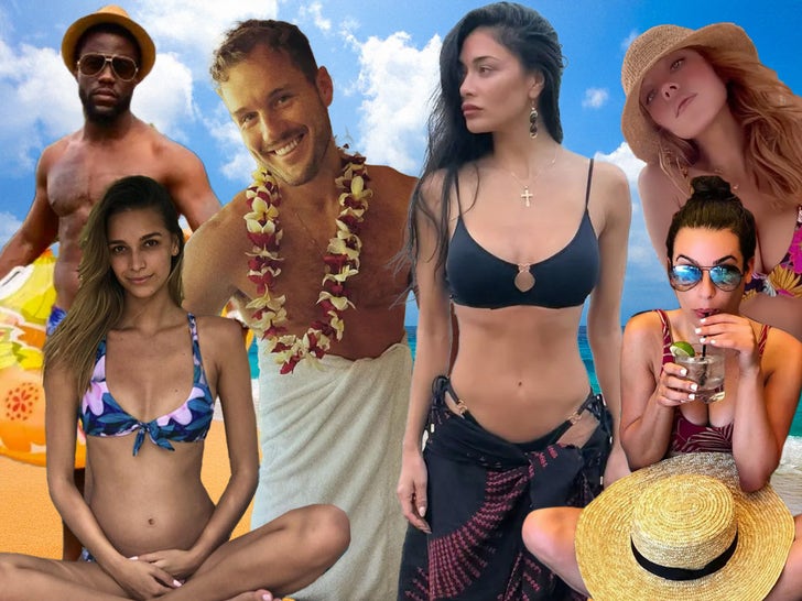 Celebrities Trip In Hawaii Pictures