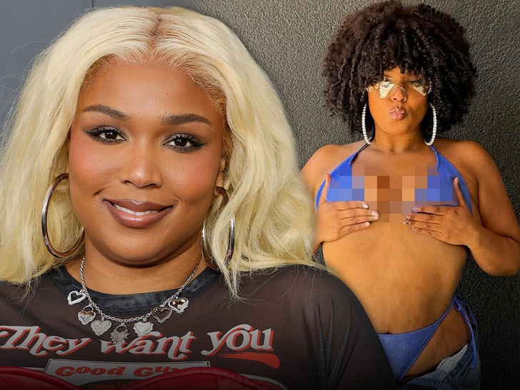 Lizzo Twerks and Holds Grammys in Teeny Bikini, on Video
