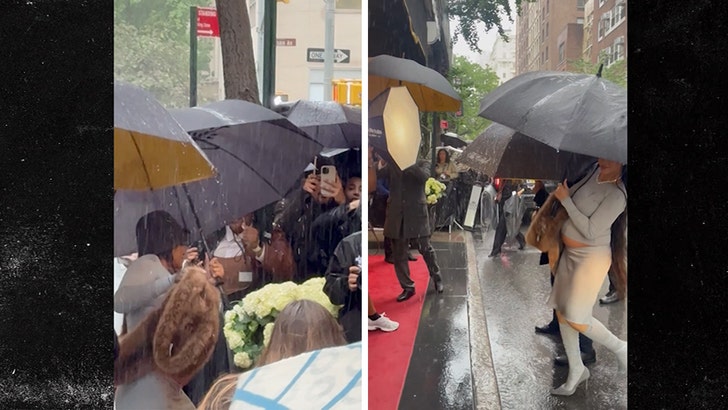 Rihanna Smacked in Face by Umbrella Earlier than Met Gala, on Video