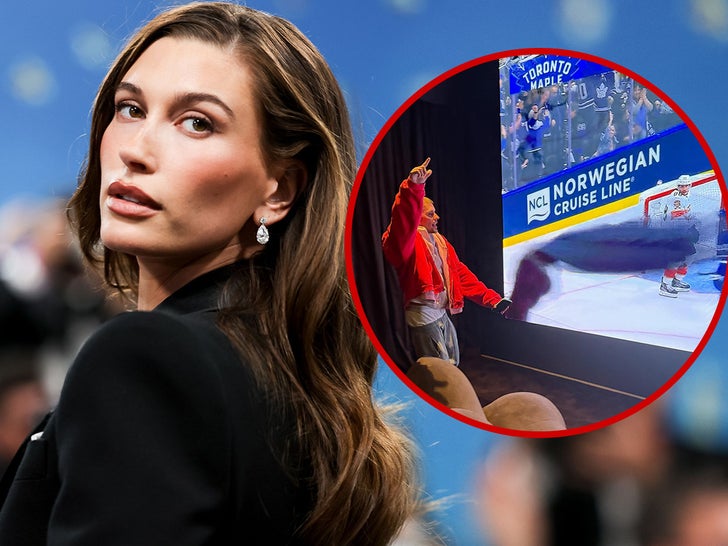 Justin Bieber Watches NHL Sport as Spouse Hailey Hits Met Gala With Martini Glass