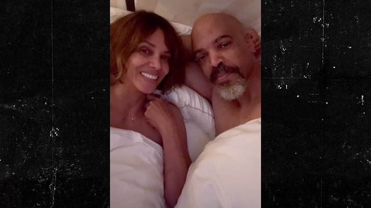 Halle Berry Snuggles as much as Van Hunt in Mattress for Mom’s Day, Video Exhibits