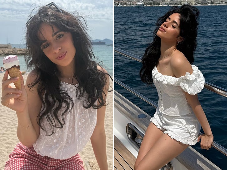 Camila Cabello Seas the Day on Yacht in Cannes, France