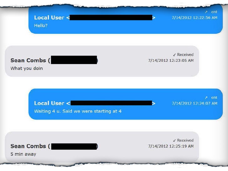 Diddy & Cassie Textual content Messages Entered as Proof Displays
