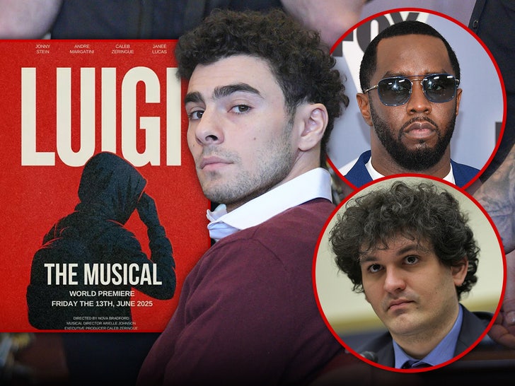 Luigi Mangione Musical Premieres, Options Diddy and Sam Bankman-Fried