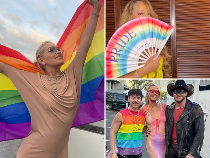 Mariah Carey, Paris Hilton, Yolanda Hadid