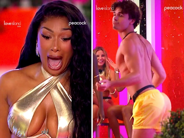 Megan Thee Stallion Flaunts Insane Physique on ‘Love Island,’ Hosts Twerk-Off