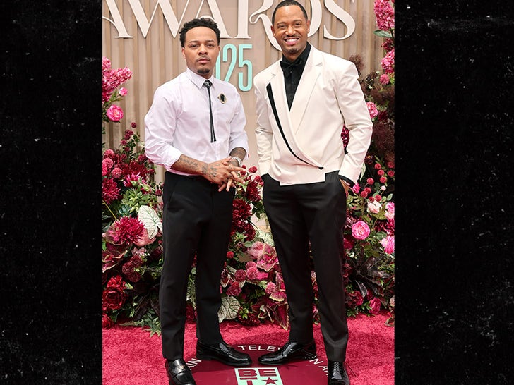 Celebs Arrive in Model for 2025 BET Awards